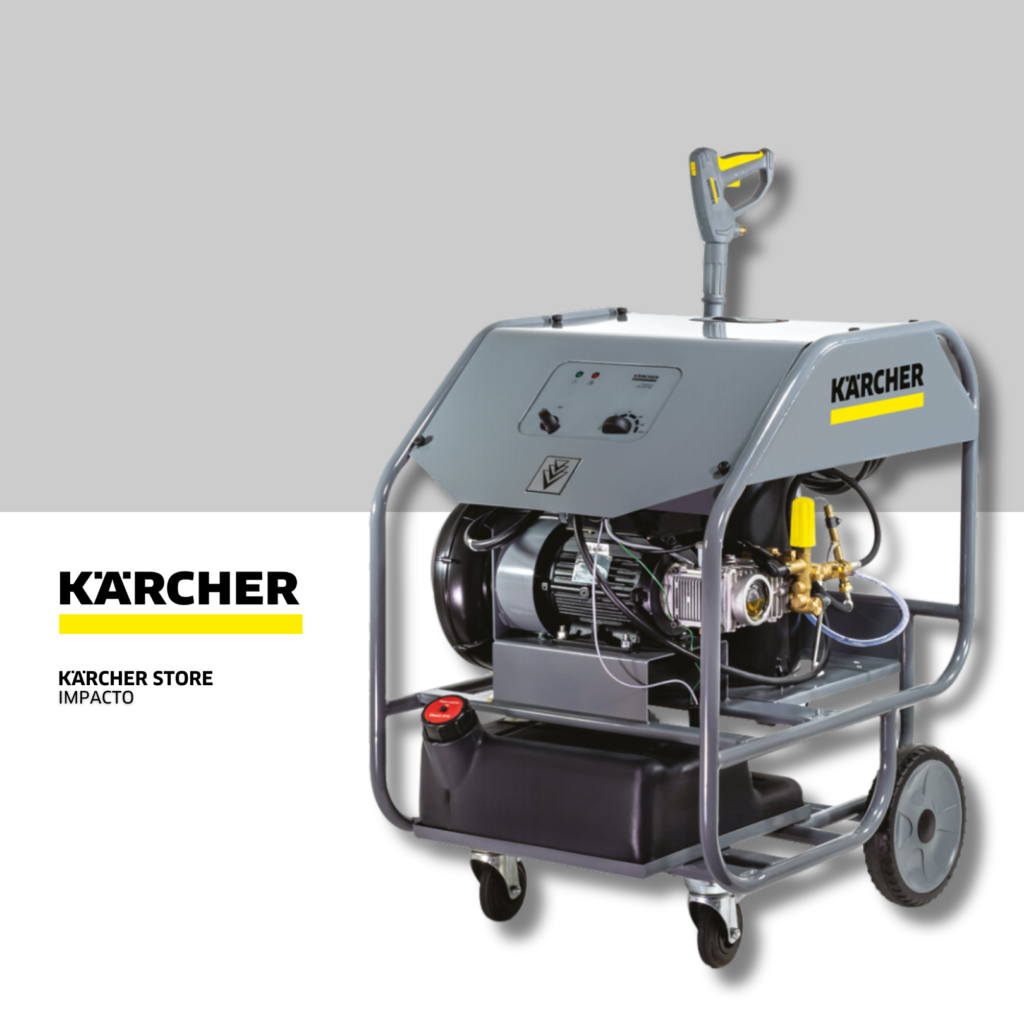 LAVADORA DE ALTA PRESSÃO KARCHER ÁGUA QUENTE HDS 12/15 CAGE NEW